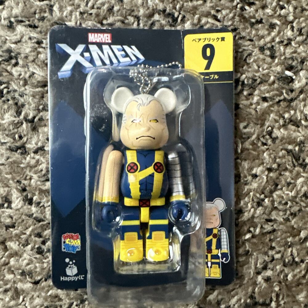 Bearbrick Unbreakable X-Men Cable 9 100 Happy KUJI MOC Medicom Marvel be@rbrick